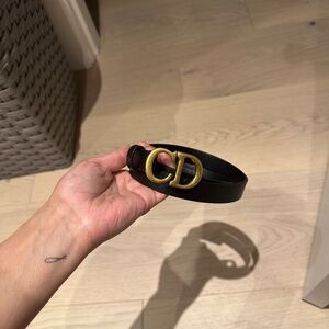Christian Dior saddle belt
